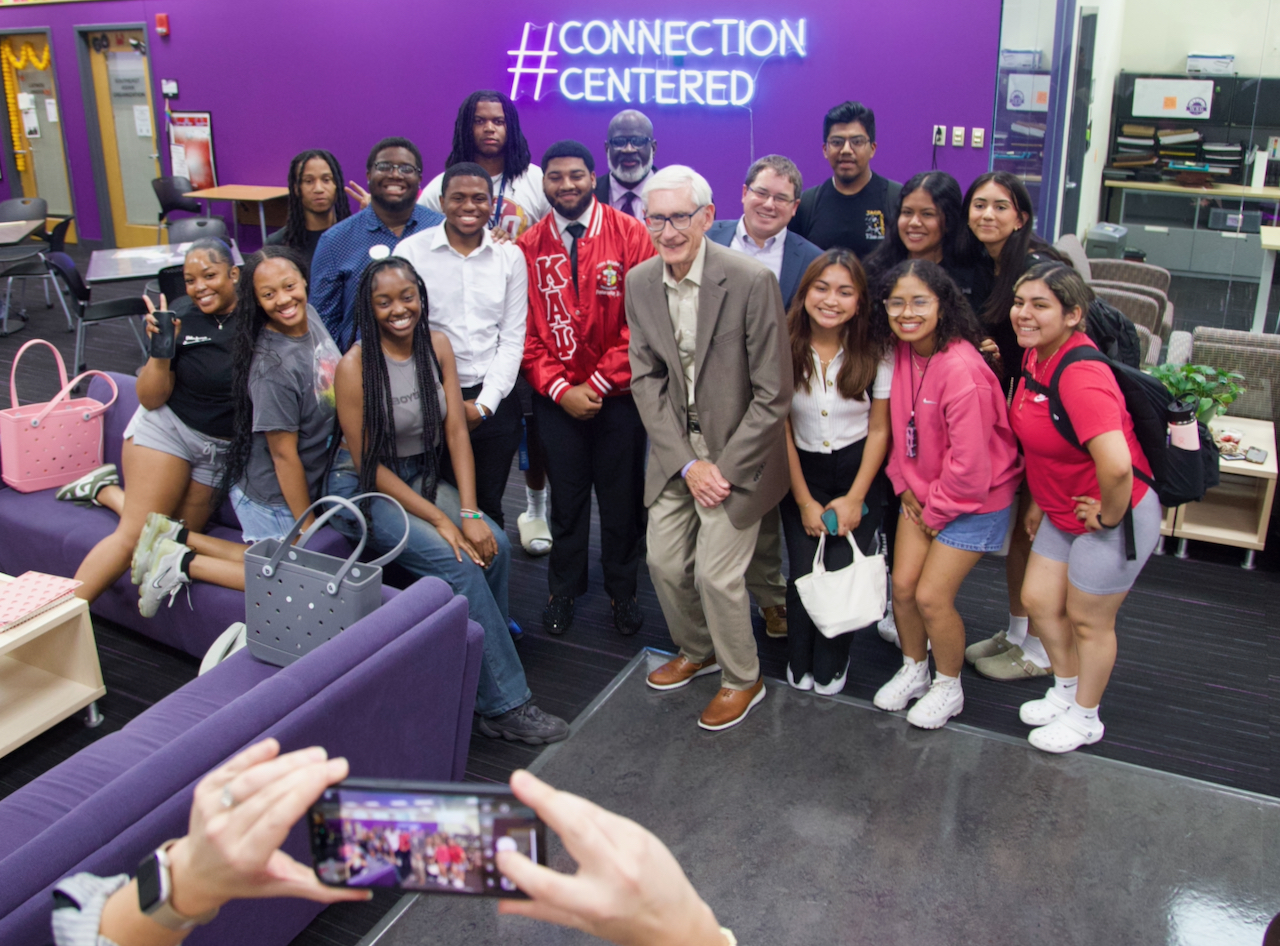 Evers delivers radio address sharing plan to propose ‘largest biennial increase in state funding for the UW System in state history’; makes tour stop in Whitewater