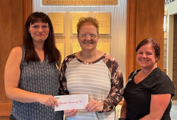 Rainbow Community Care receives $1,000 donation from Oconomowoc-based ORBIS Corporation